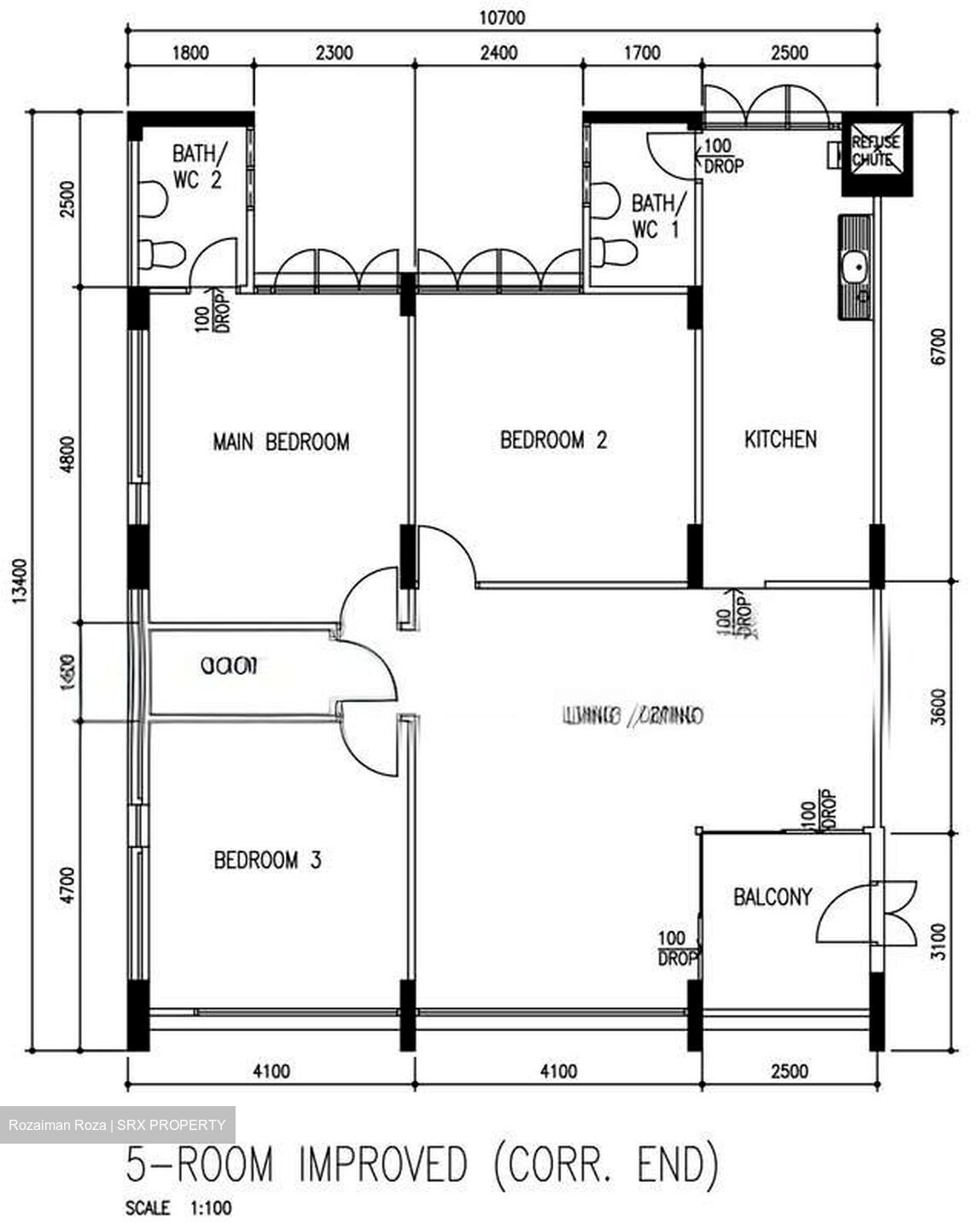 Blk 802 Woodlands Street 81 (Woodlands), HDB 5 Rooms #583940451